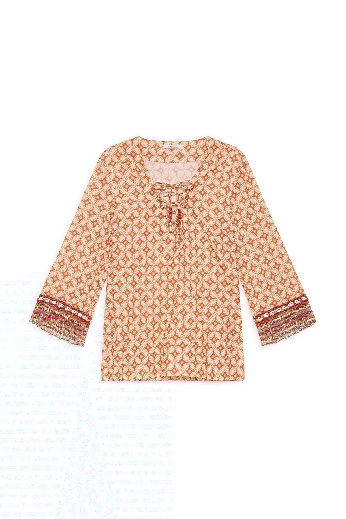 Malìparmi FLORAL SPIN KAFTAN Orange JM557615215 Malìparmi FLORAL SPIN KAFTAN Orange JM557615215