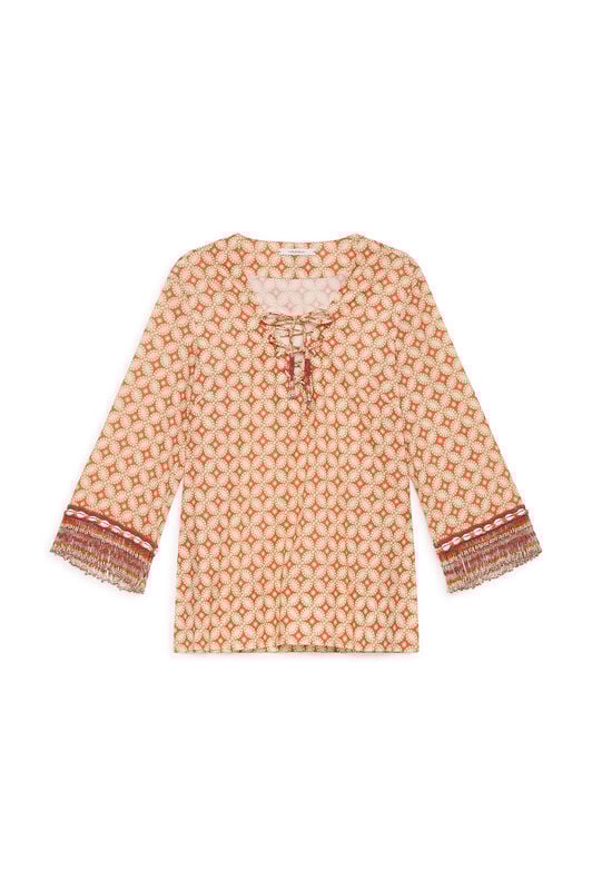 Malìparmi FLORAL SPIN KAFTAN Orange JM557615215 Malìparmi FLORAL SPIN KAFTAN Orange JM557615215