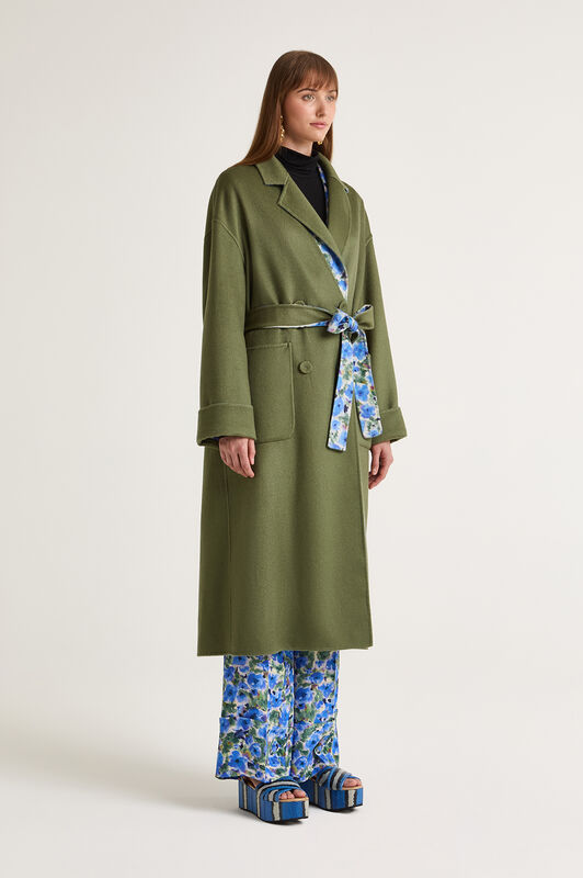 Maliparmi DOUBLE TROUBLE OVERCOAT Blue JB538820292