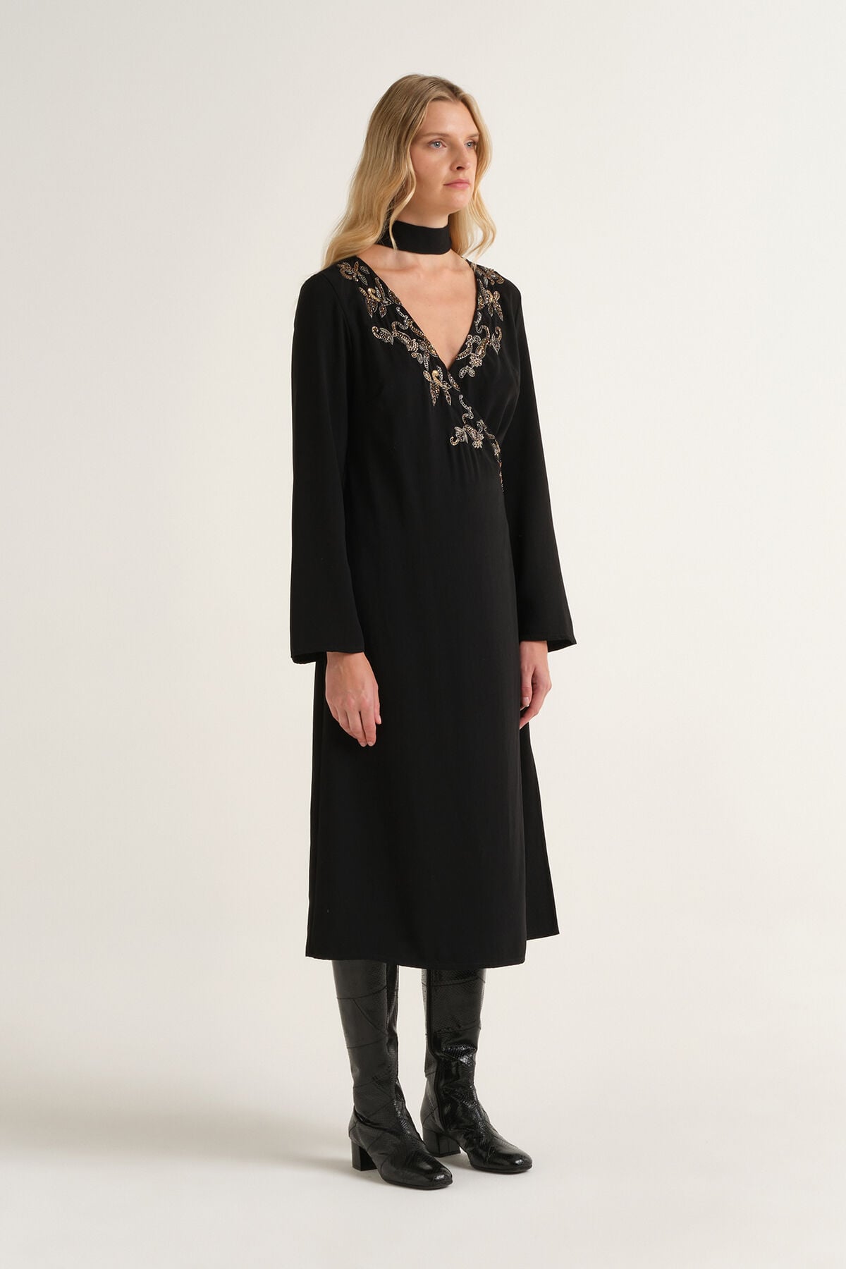 Maliparmi FESTIVE THREADS KLEID Schwarz JF680450686 Maliparmi FESTIVE THREADS KLEID Schwarz JF680450686