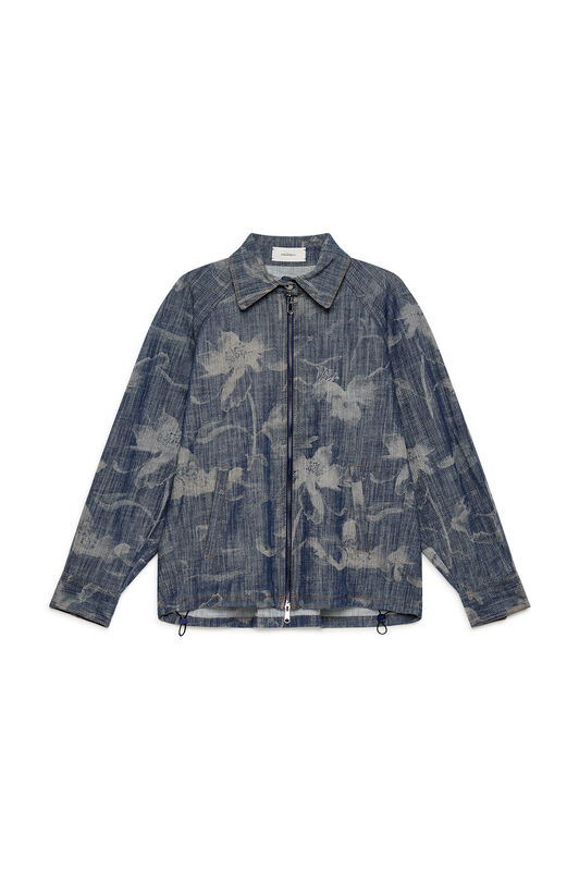 Malìparmi FLORAL DENIM STEPPMANTEL Blau JA535510213