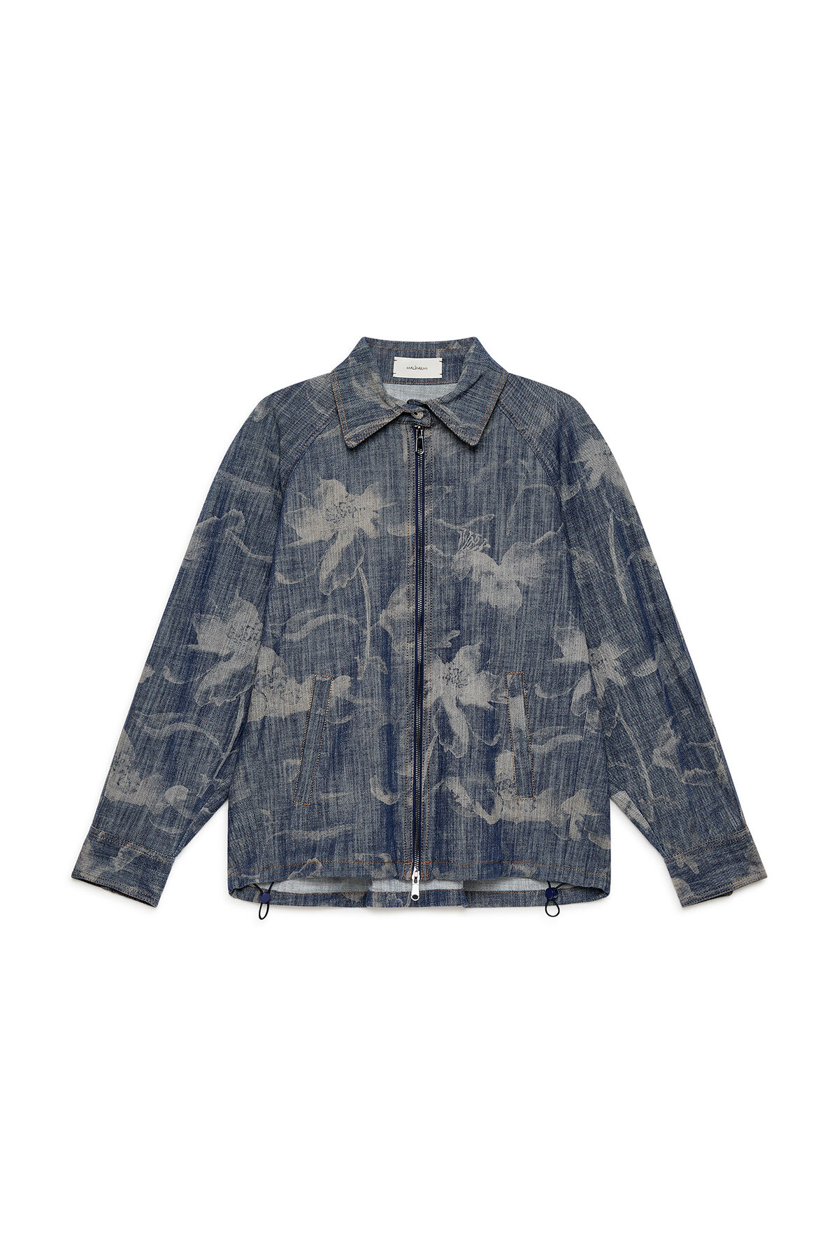 Malìparmi FLORAL DENIM STEPPMANTEL Blau JA535510213