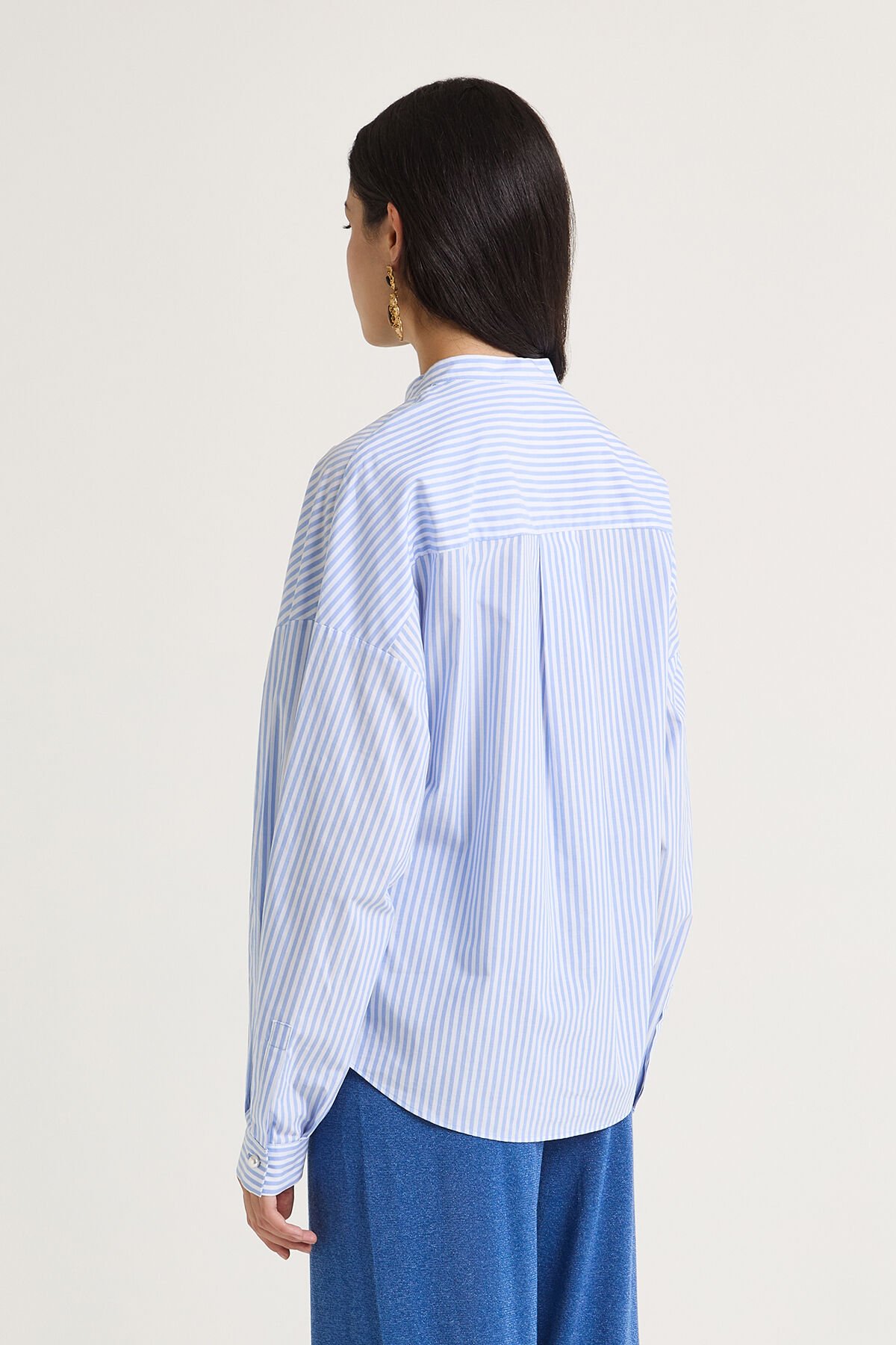 Maliparmi POP STRIPES HEMD Hellblau JM556715212 Maliparmi POP STRIPES HEMD Hellblau JM556715212