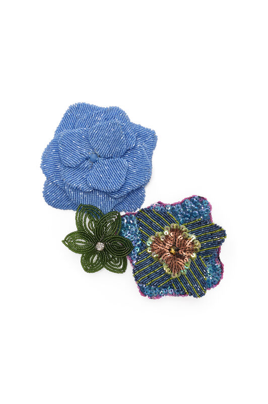 Malìparmi PRECIOUS FLOWER CONJUNTO DE BROCHES Azul TS012599015 Malìparmi PRECIOUS FLOWER CONJUNTO DE BROCHES Azul TS012599015