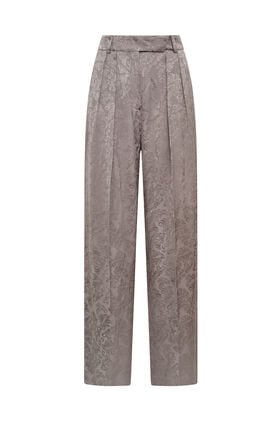 Maliparmi DAMASK JACQUARD TROUSER Grey JH803750684