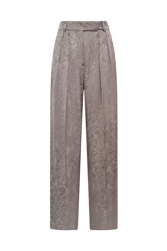 Maliparmi DAMASK JACQUARD TROUSER Grey JH803750684 Maliparmi DAMASK JACQUARD TROUSER Grey JH803750684