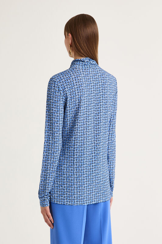 Maliparmi STONES JERSEY-T-SHIRT Blue JK026070656