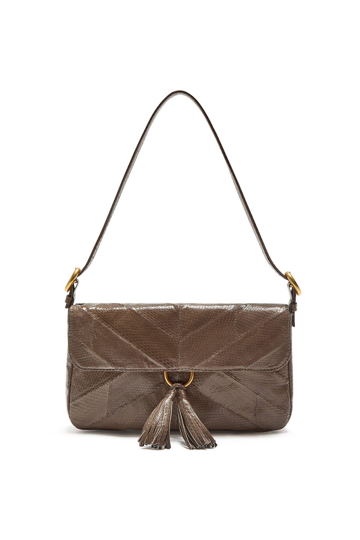 Maliparmi EXOTIC STRIPES BAGUETTE Dunkelbeige BT001301556