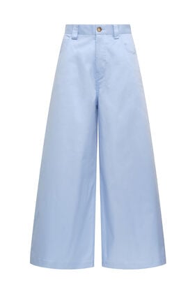 Malìparmi STRETCH COTTON TROUSERS Light Blue JH804010212