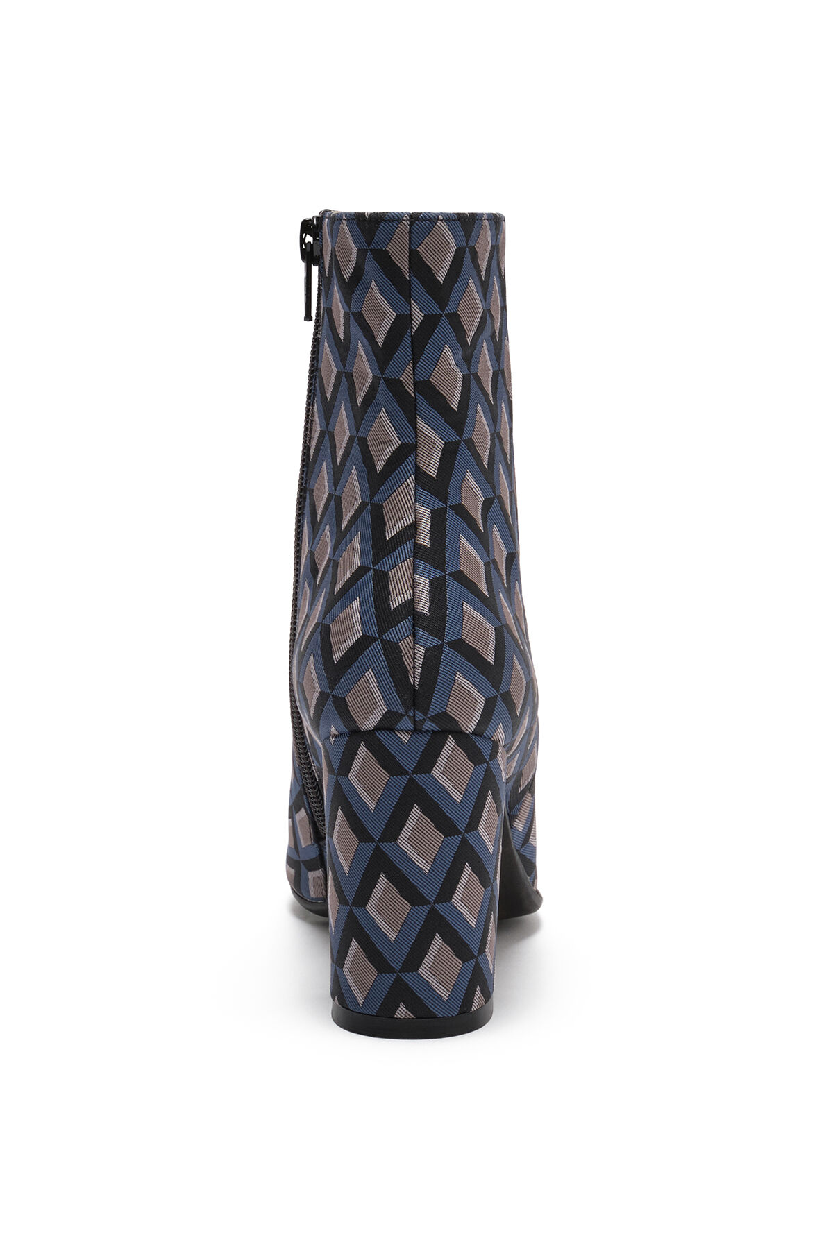Maliparmi GEOMETRIC JACQUARD ANKLE BOOT Blue SY016550693 Maliparmi GEOMETRIC JACQUARD ANKLE BOOT Blue SY016550693
