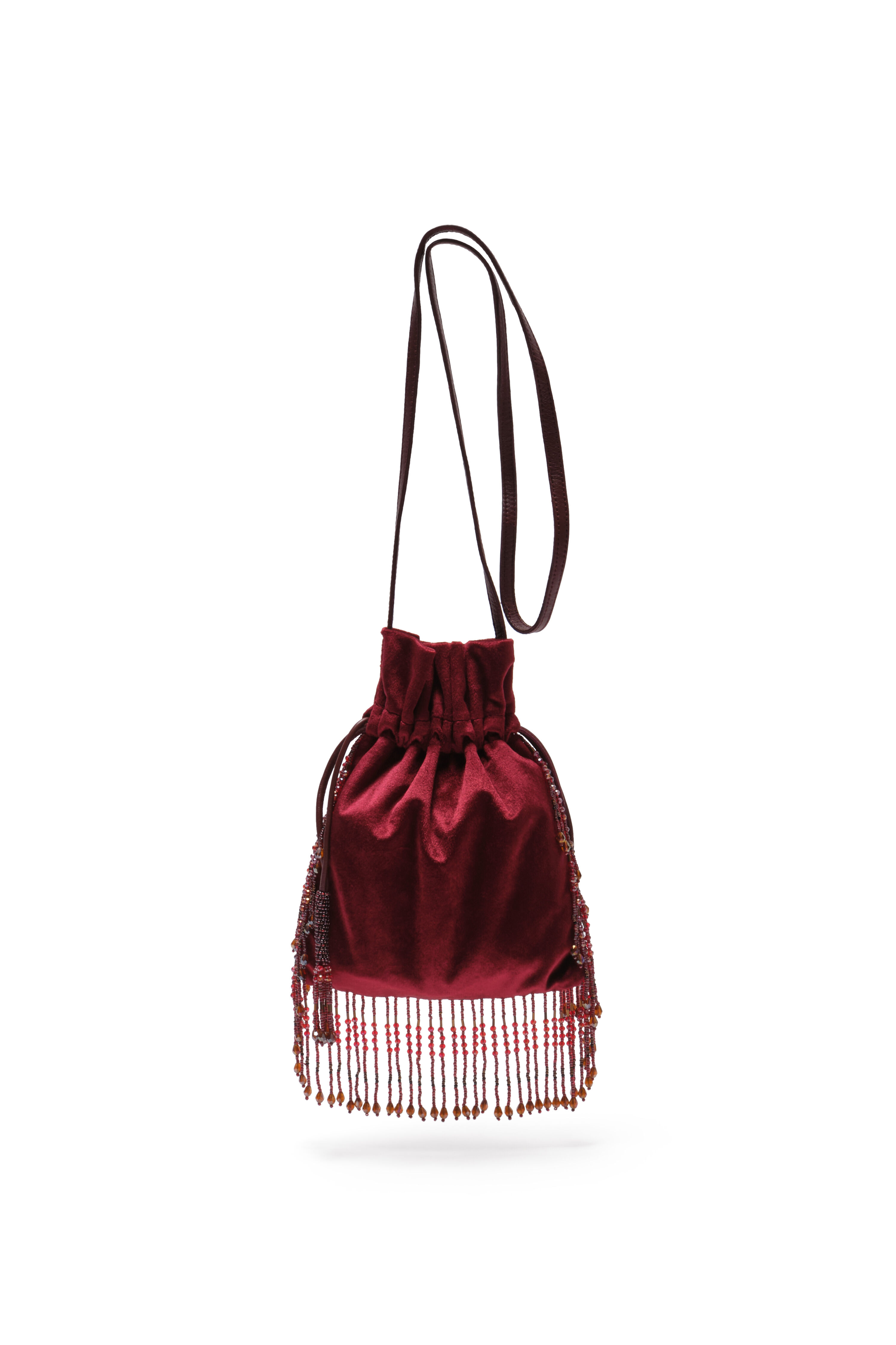 Maliparmi EMBROIDERY RUGIADA POUCH Burgundy OP009861055 Maliparmi EMBROIDERY RUGIADA POUCH Burgundy OP009861055