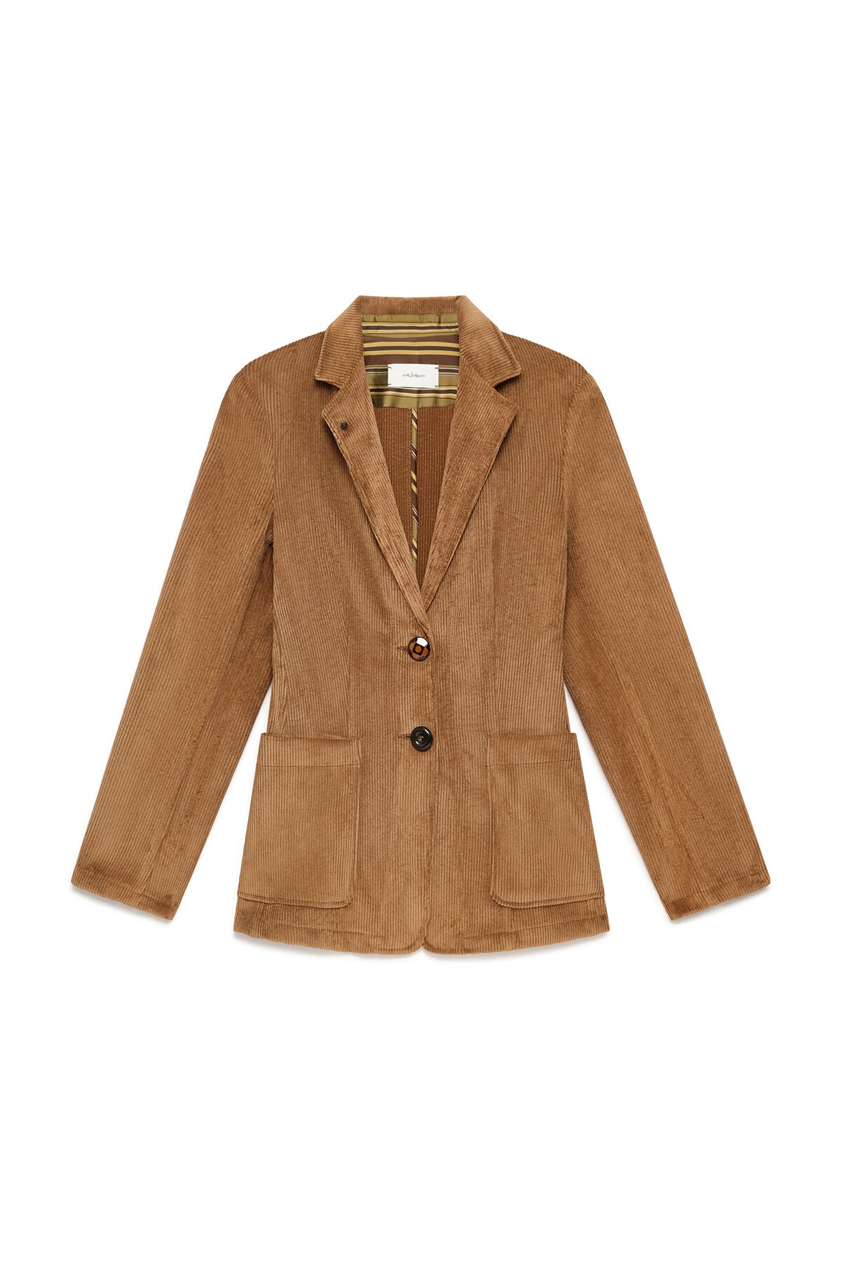 Maliparmi CORDUROY VELVET BLAZER Camel JD649761060 Maliparmi CORDUROY VELVET BLAZER Camel JD649761060