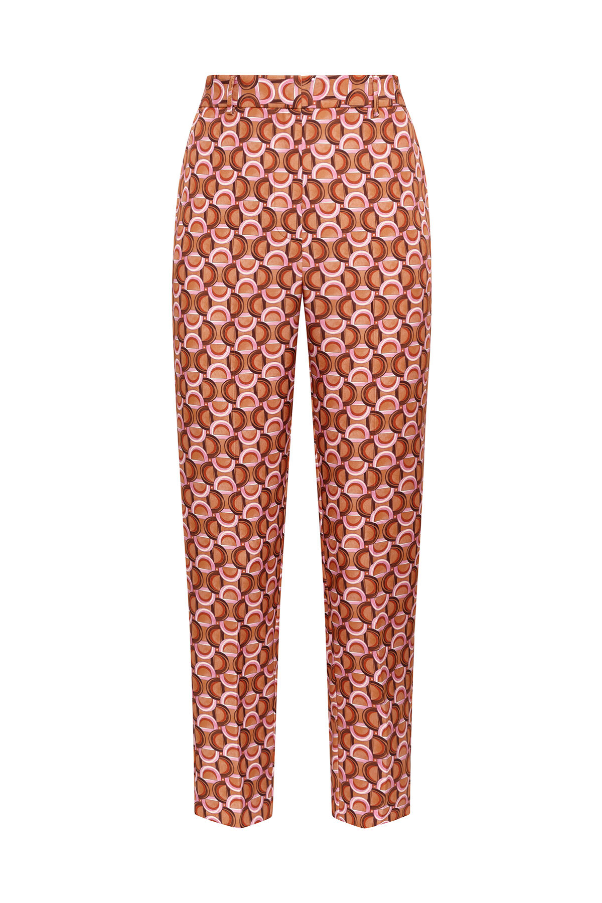 Maliparmi GRAPHIC ORBIT TROUSER Brown JH801550687 Maliparmi GRAPHIC ORBIT TROUSER Brown JH801550687