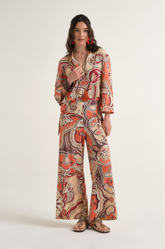 Malìparmi HIPPIE LOTUS TROUSERS Salmon JH805370671