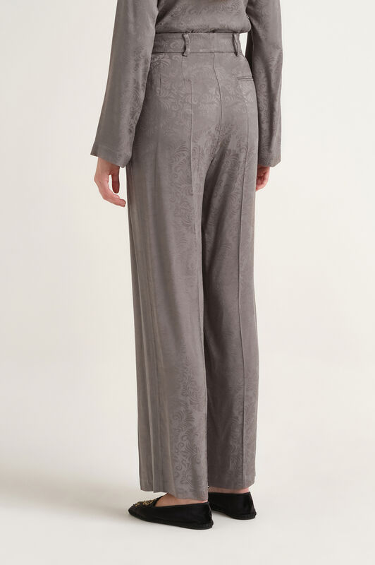 Maliparmi DAMASK JACQUARD TROUSER Grey JH803750684 Maliparmi DAMASK JACQUARD TROUSER Grey JH803750684