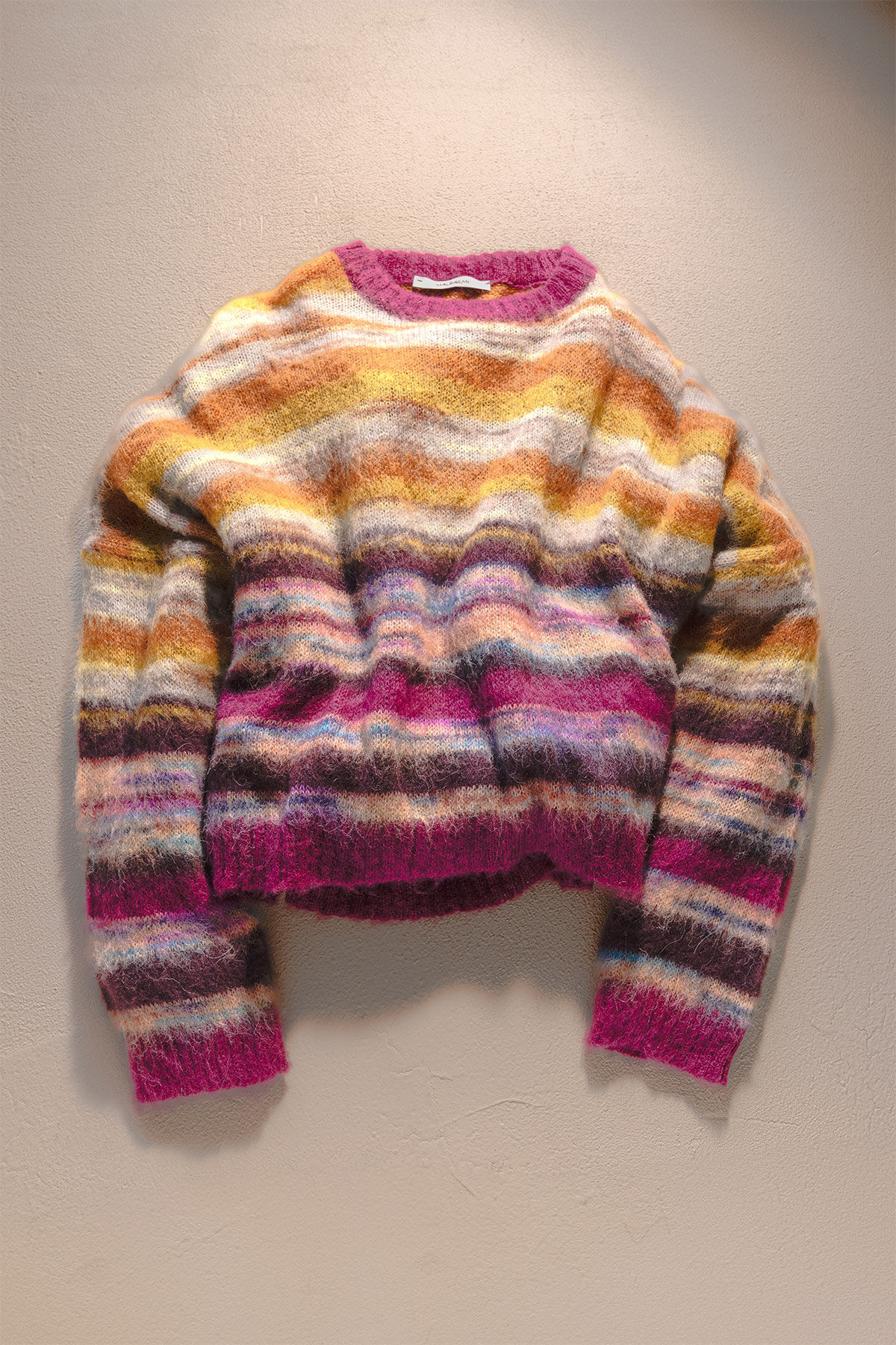 Maliparmi MAGLIA MOHAIR MIX PRINT Cammello JQ511178209