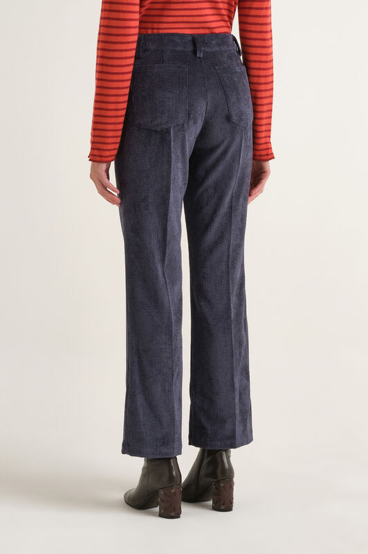 Maliparmi CORDUROY VELVET HOSE Nachtblau JH808161060