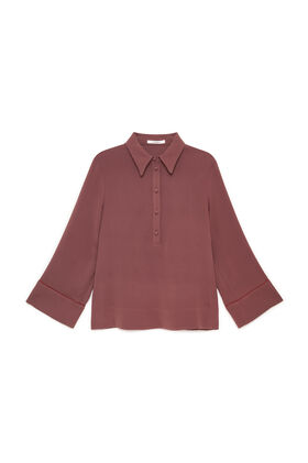 Maliparmi CAMICIA SABLÉ CREPE Vinaccia JM559350166