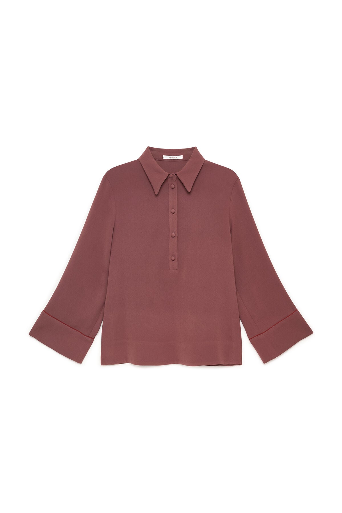 Maliparmi CAMICIA SABLÉ CREPE Vinaccia JM559350166