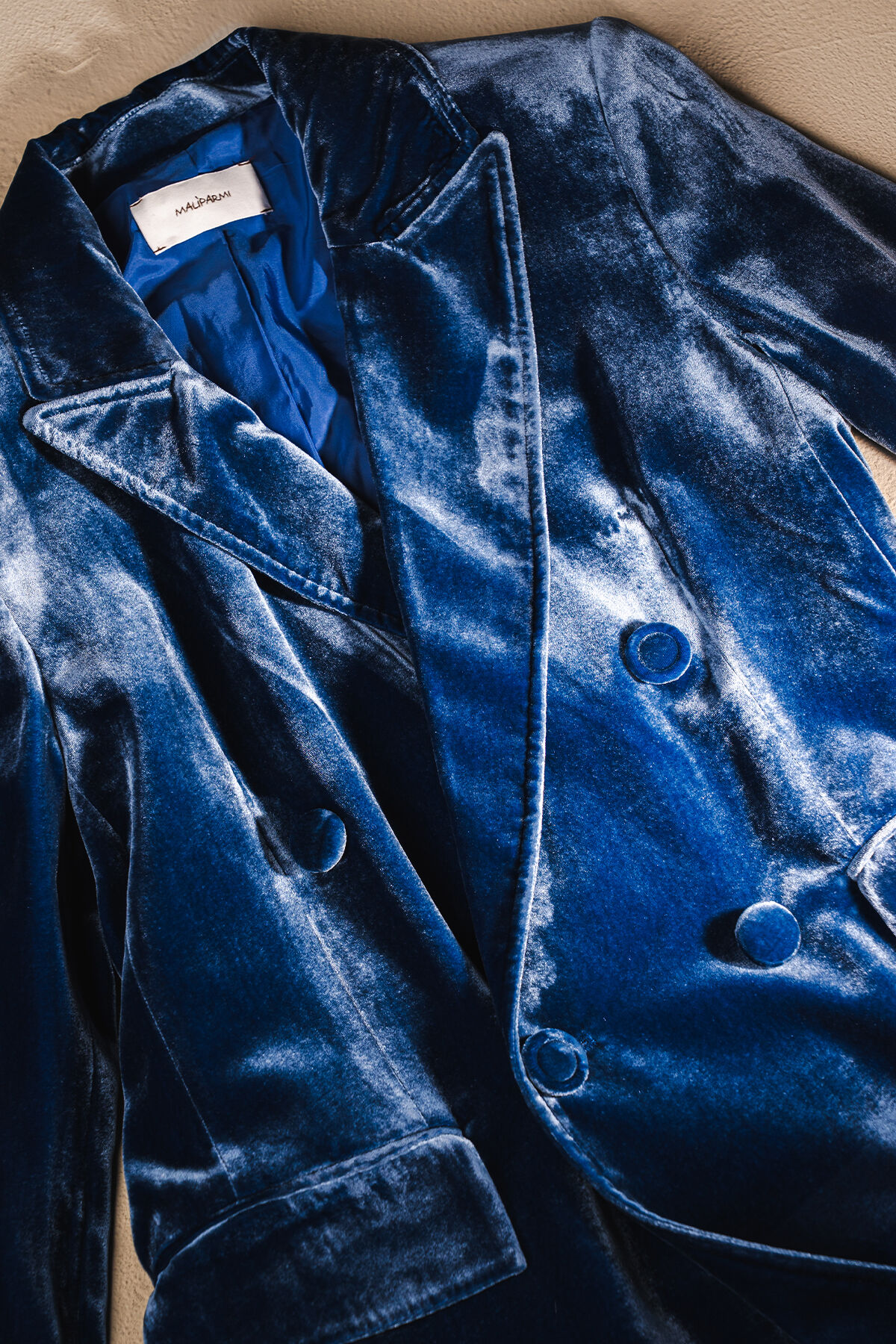 Maliparmi FLUID VELVET JACKET Light Bluette JD647061026