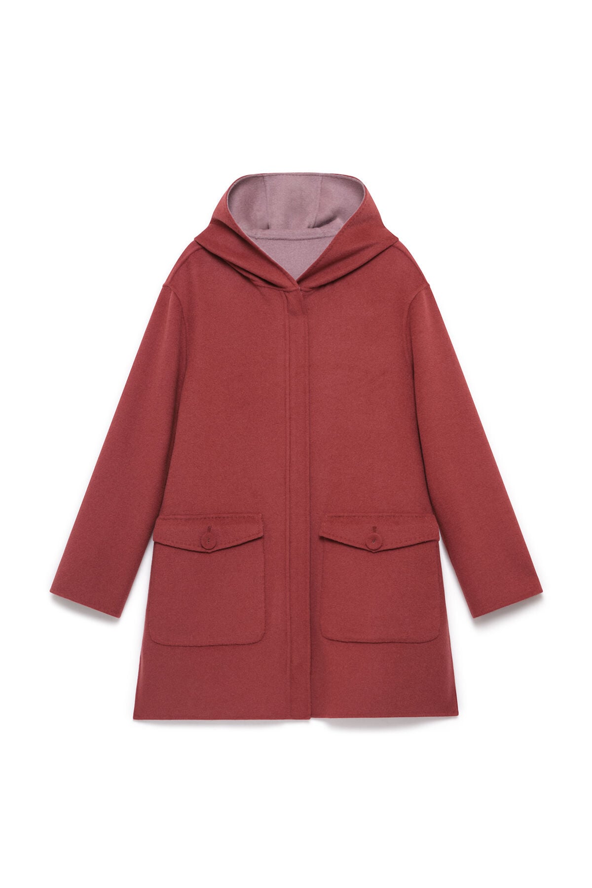 Maliparmi GIACCONE DOUBLE WOOL Bordeaux JA536220276 Maliparmi GIACCONE DOUBLE WOOL Bordeaux JA536220276