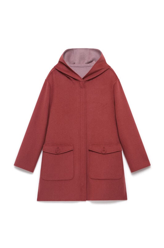 Maliparmi GIACCONE DOUBLE WOOL Bordeaux JA536220276 Maliparmi GIACCONE DOUBLE WOOL Bordeaux JA536220276