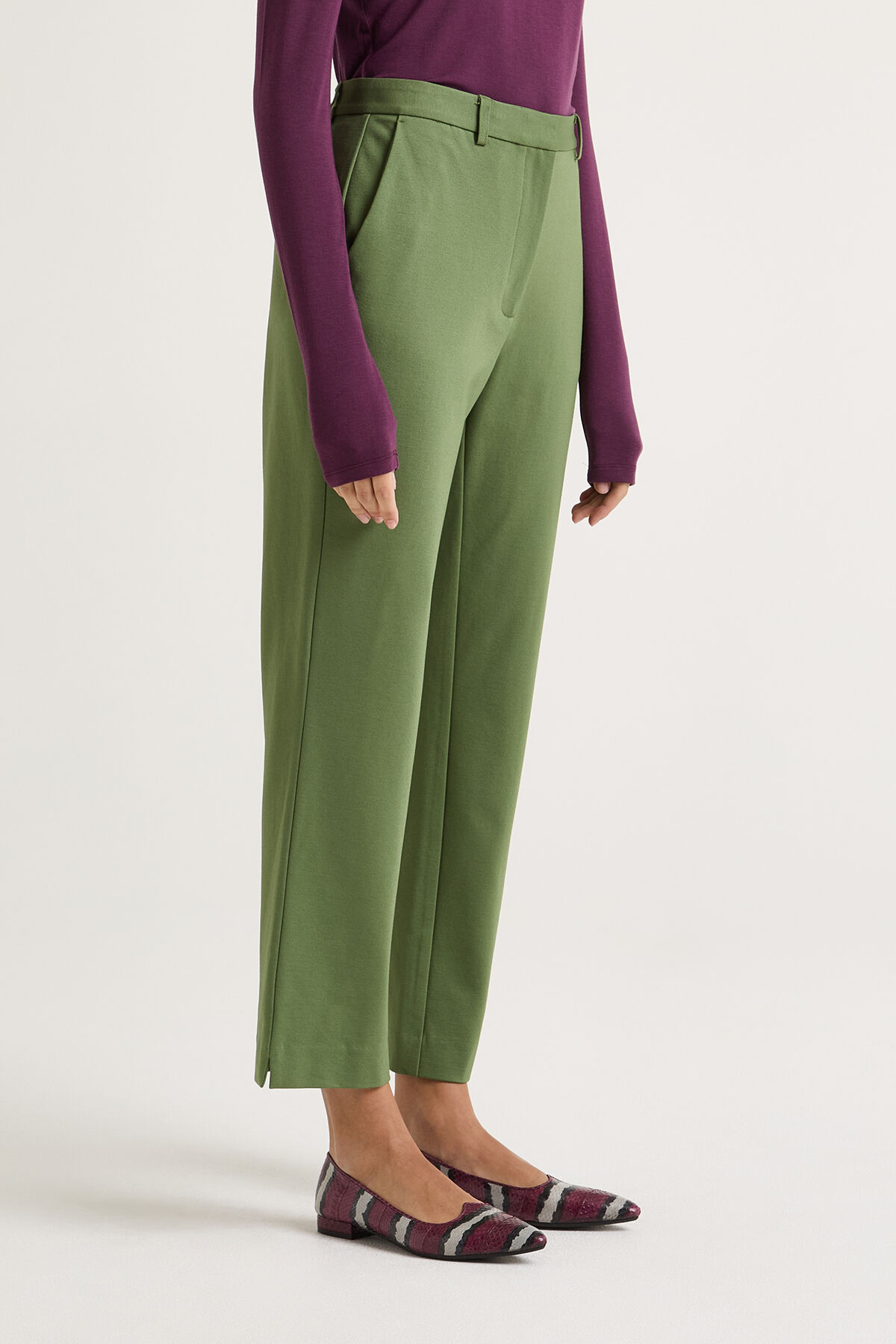 Maliparmi MILANO STITCHING TROUSERS Fern JH801550654