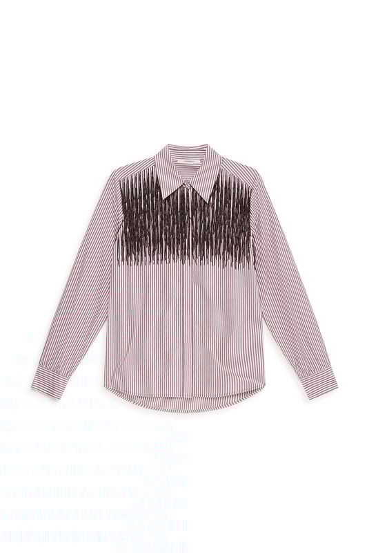 Maliparmi POP STRIPES HEMD Bordeaux JM556415212 Maliparmi POP STRIPES HEMD Bordeaux JM556415212