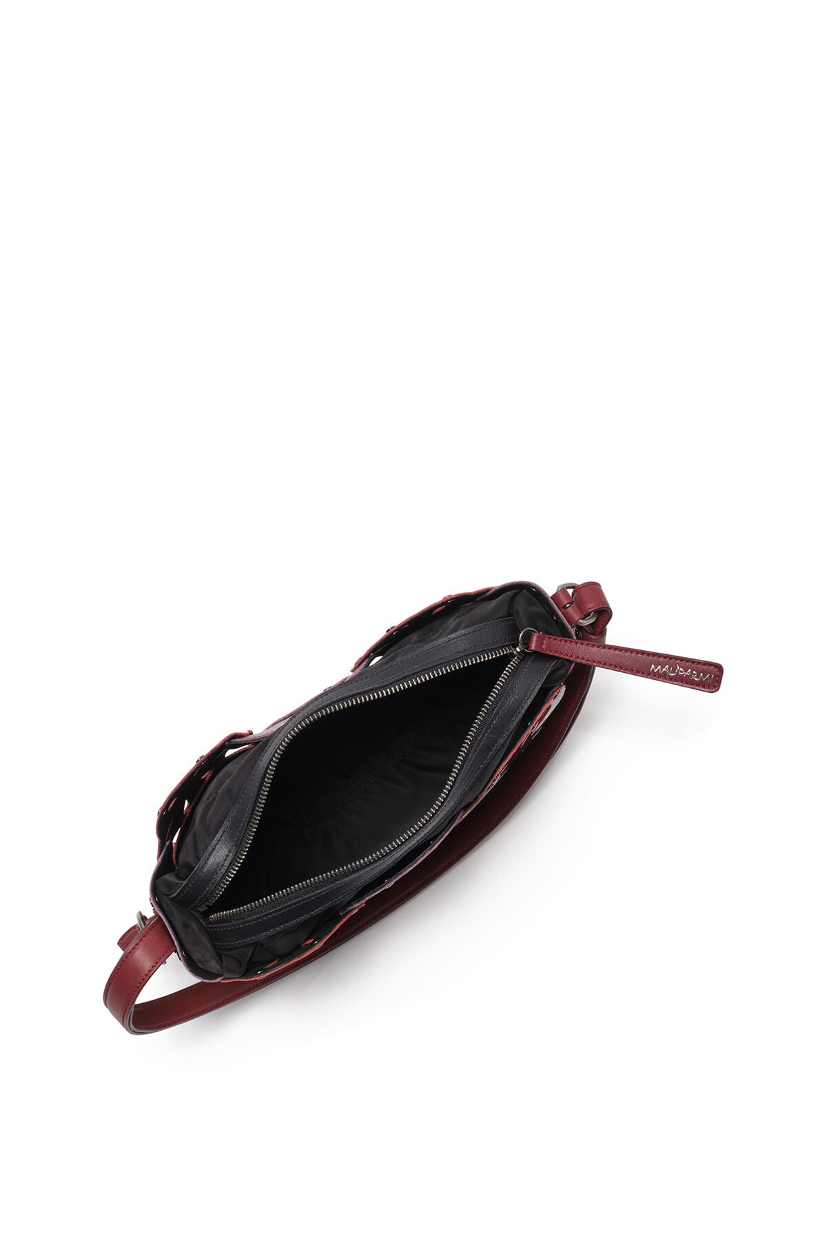 Maliparmi FLOWER BAG LEATHER BLOOM Bordeaux BH031101574 Maliparmi FLOWER BAG LEATHER BLOOM Bordeaux BH031101574