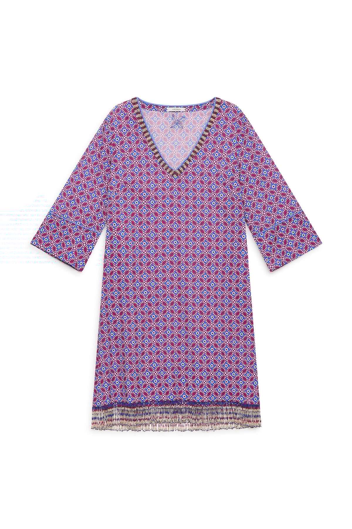 Malìparmi FLORAL SPIN KLEID Blau JF669815215 Malìparmi FLORAL SPIN KLEID Blau JF669815215