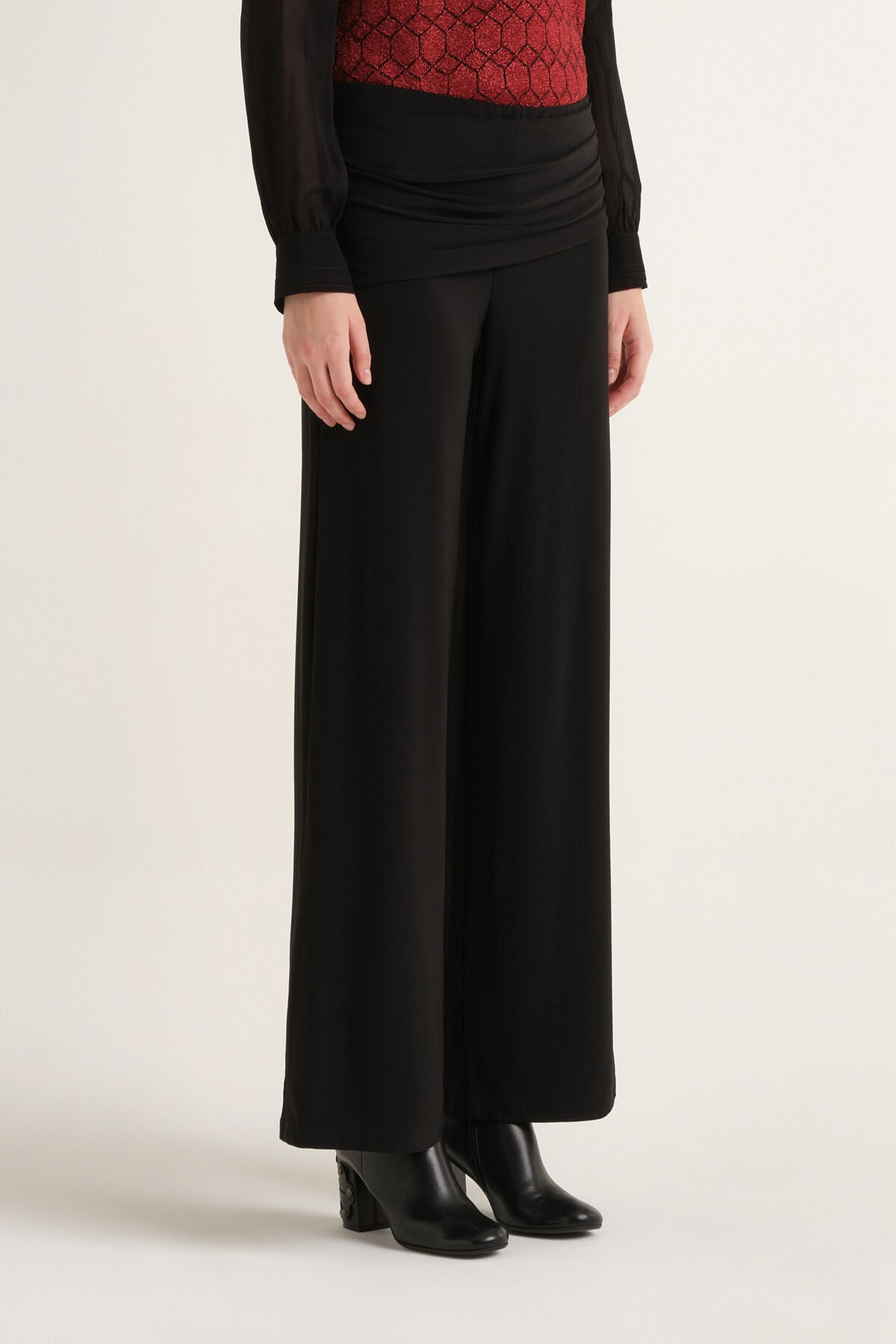 Maliparmi TECNO JERSEY TROUSER Black JH808270226 Maliparmi TECNO JERSEY TROUSER Black JH808270226