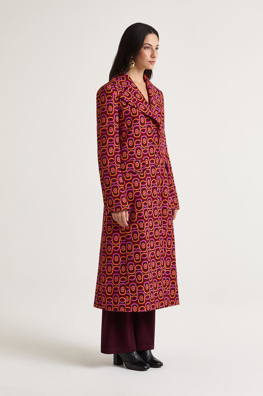 Maliparmi ROLLING CHAIN OVERCOAT Dark Brown JB538560169