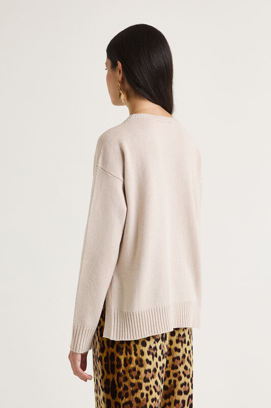 Maliparmi CASHMERE MERINOS KNITWEAR Warm Beige JQ511474315