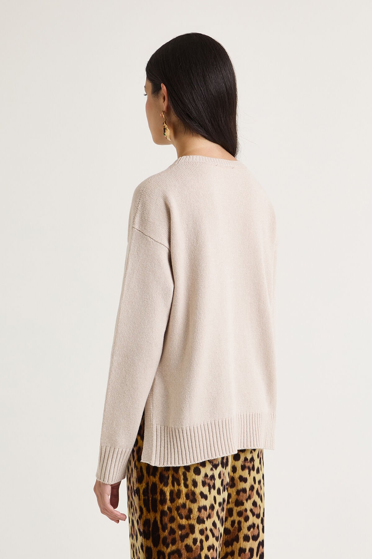 Maliparmi CASHMERE MERINOS KNITWEAR Warm Beige JQ511474315