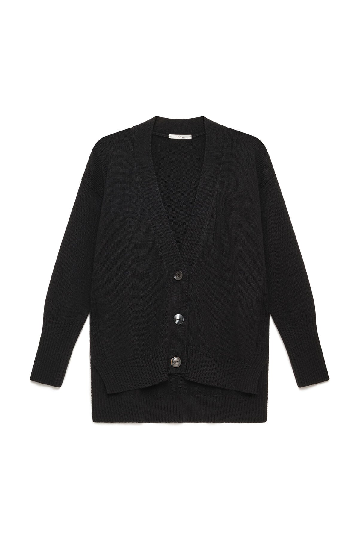 Maliparmi CASHMERE MERINOS CARDIGAN Black JN371674315 Maliparmi CASHMERE MERINOS CARDIGAN Black JN371674315