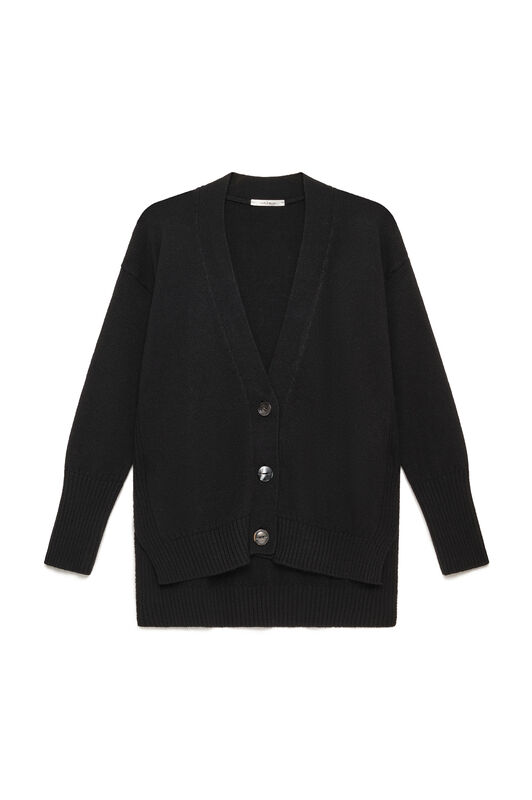 Maliparmi CASHMERE MERINOS CARDIGAN Black JN371674315 Maliparmi CASHMERE MERINOS CARDIGAN Black JN371674315