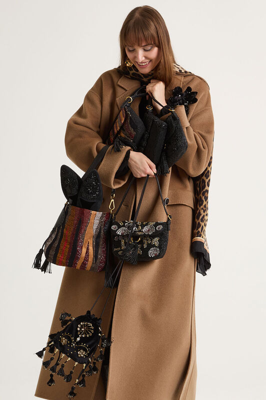 Maliparmi SOFTPURE WOOL OVERCOAT Coffee Cream JB538320290