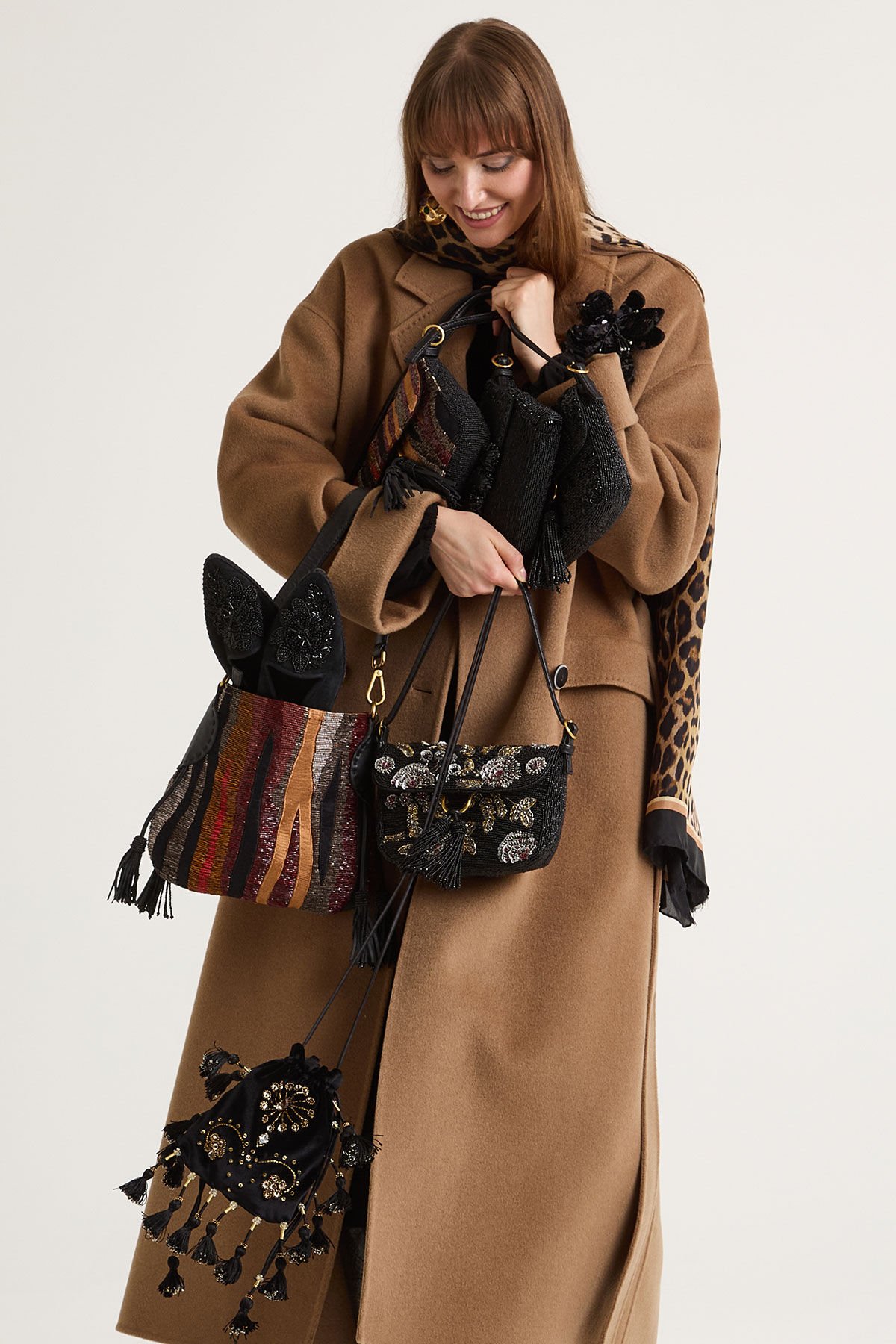 Maliparmi SOFTPURE WOOL OVERCOAT Coffee Cream JB538320290