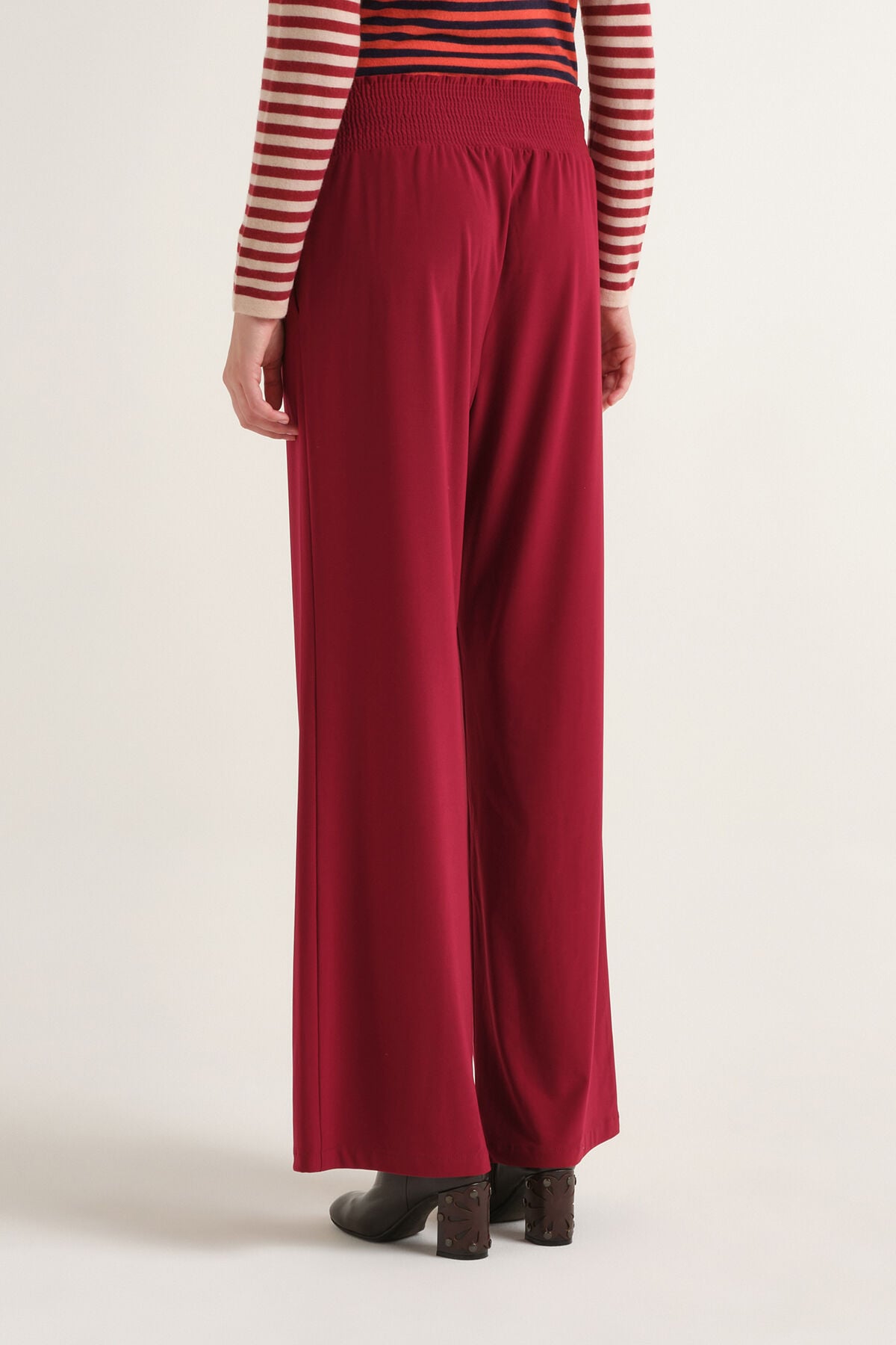 Maliparmi TECNO JERSEY PANTALÓN Burdeos JH803570226
