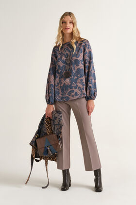 Maliparmi CAMICIA SWEET FOLIAGE Blu JM560050688