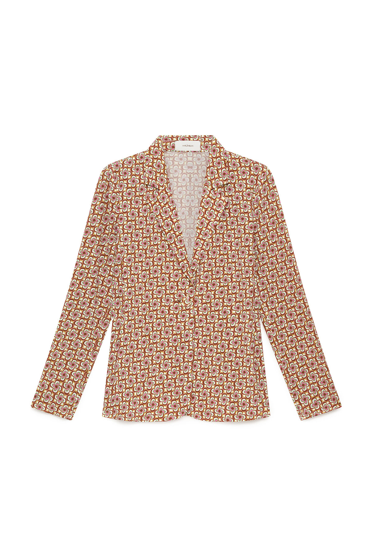 Malìparmi MINI MOULINÉ JACKET Brown JD648570675 Malìparmi MINI MOULINÉ JACKET Brown JD648570675