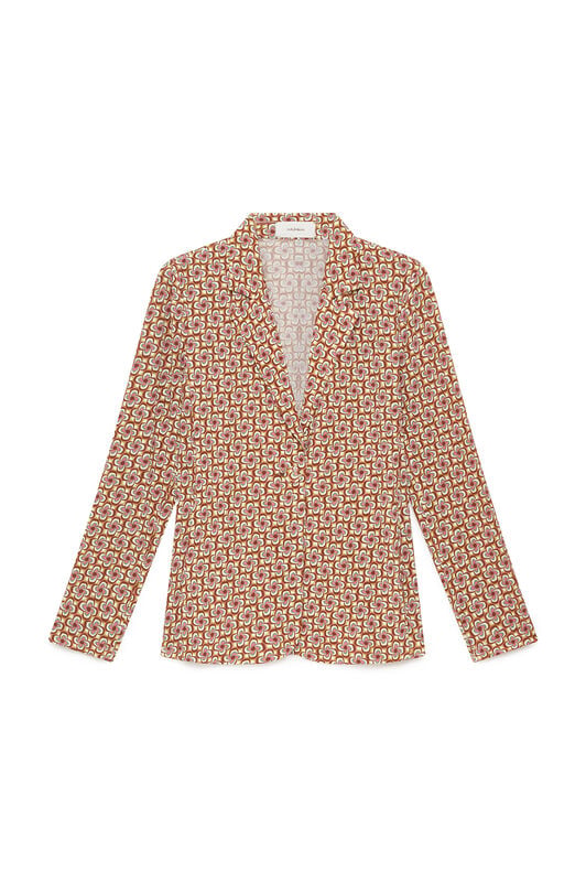 Malìparmi MINI MOULINÉ JACKET Brown JD648570675 Malìparmi MINI MOULINÉ JACKET Brown JD648570675
