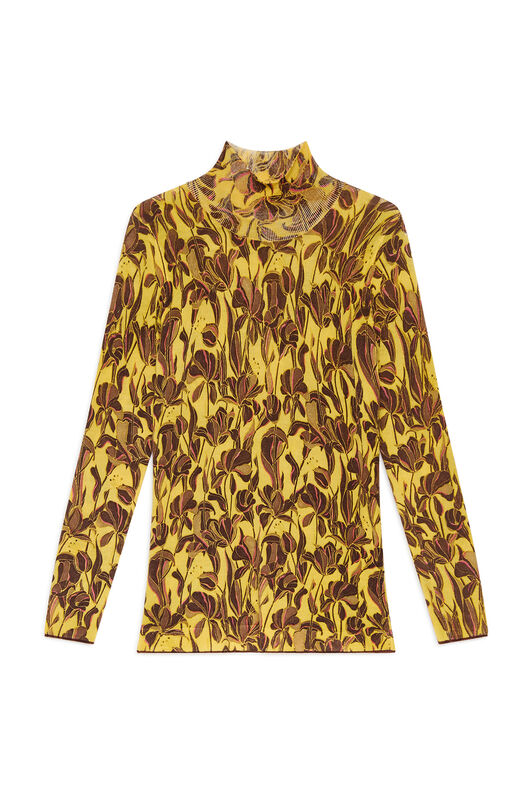 Maliparmi PRINTED KNIT KNITWEAR Yellow JQ510478200