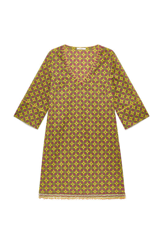 Malìparmi FLORAL SPIN DRESS Yellow JF669815215