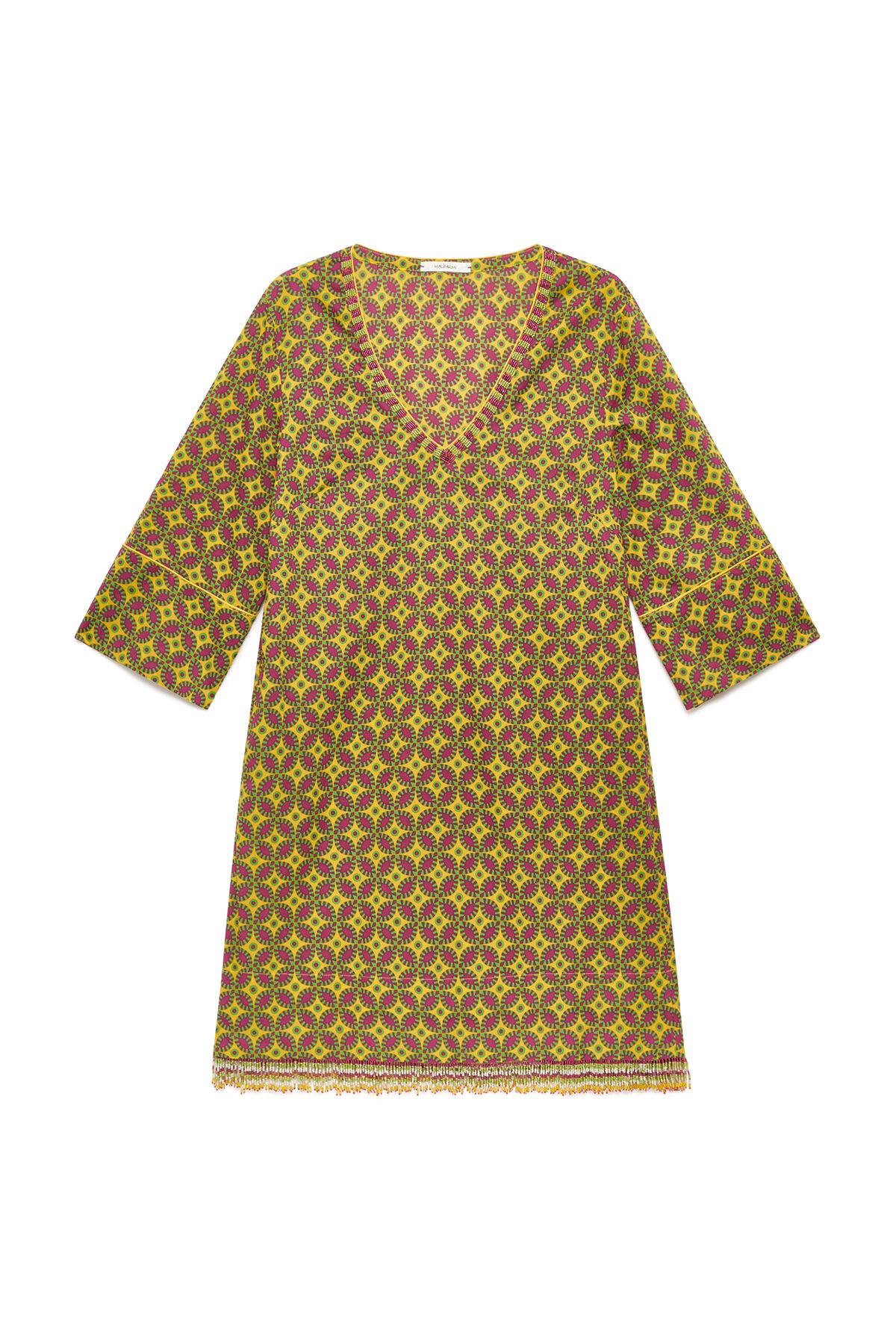 Malìparmi FLORAL SPIN DRESS Yellow JF669815215