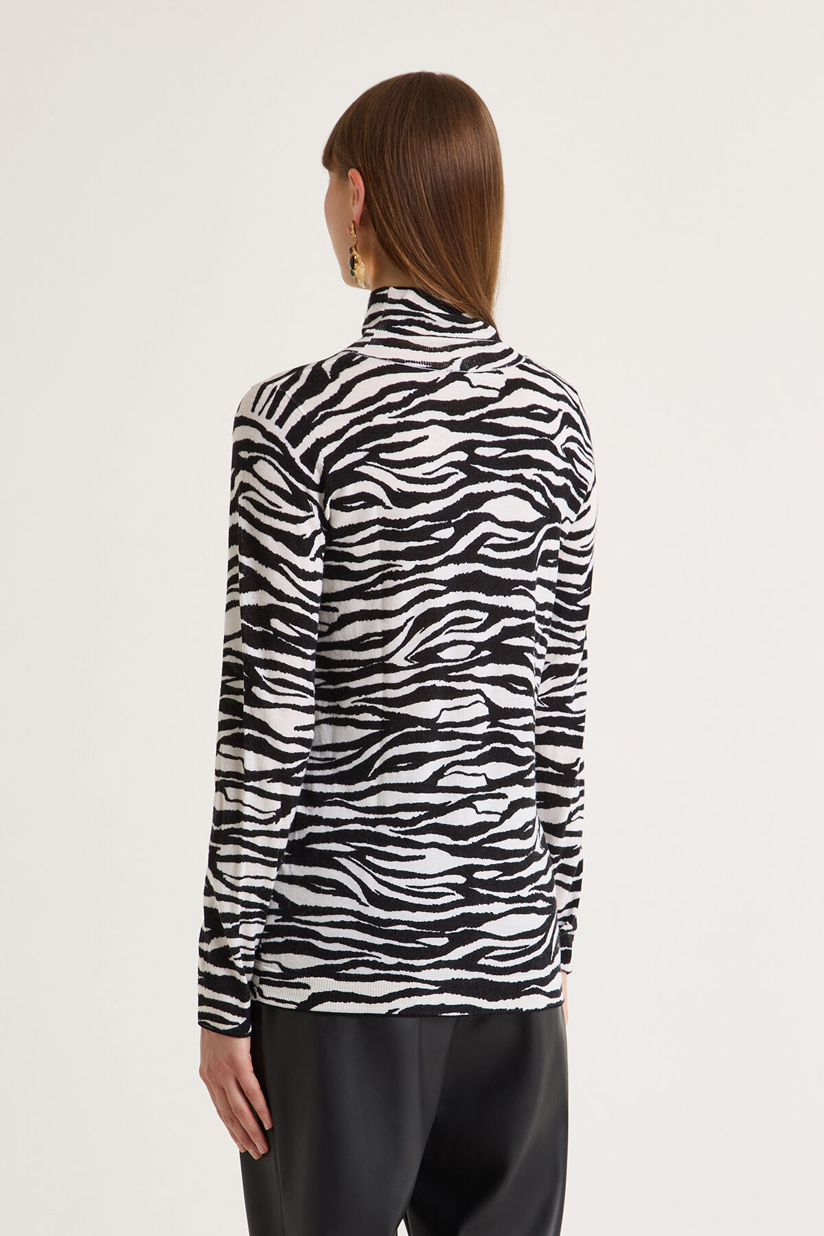 Maliparmi PRINTED KNIT KNITWEAR Natural JQ510478200