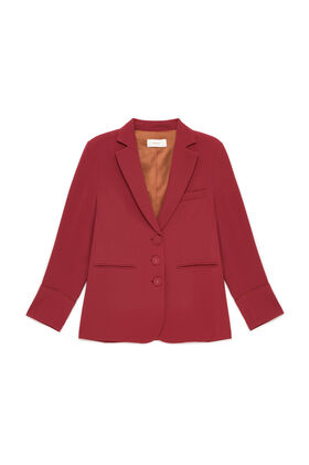 Maliparmi GIACCA SABLÉ CREPE Cremisi JD648950166