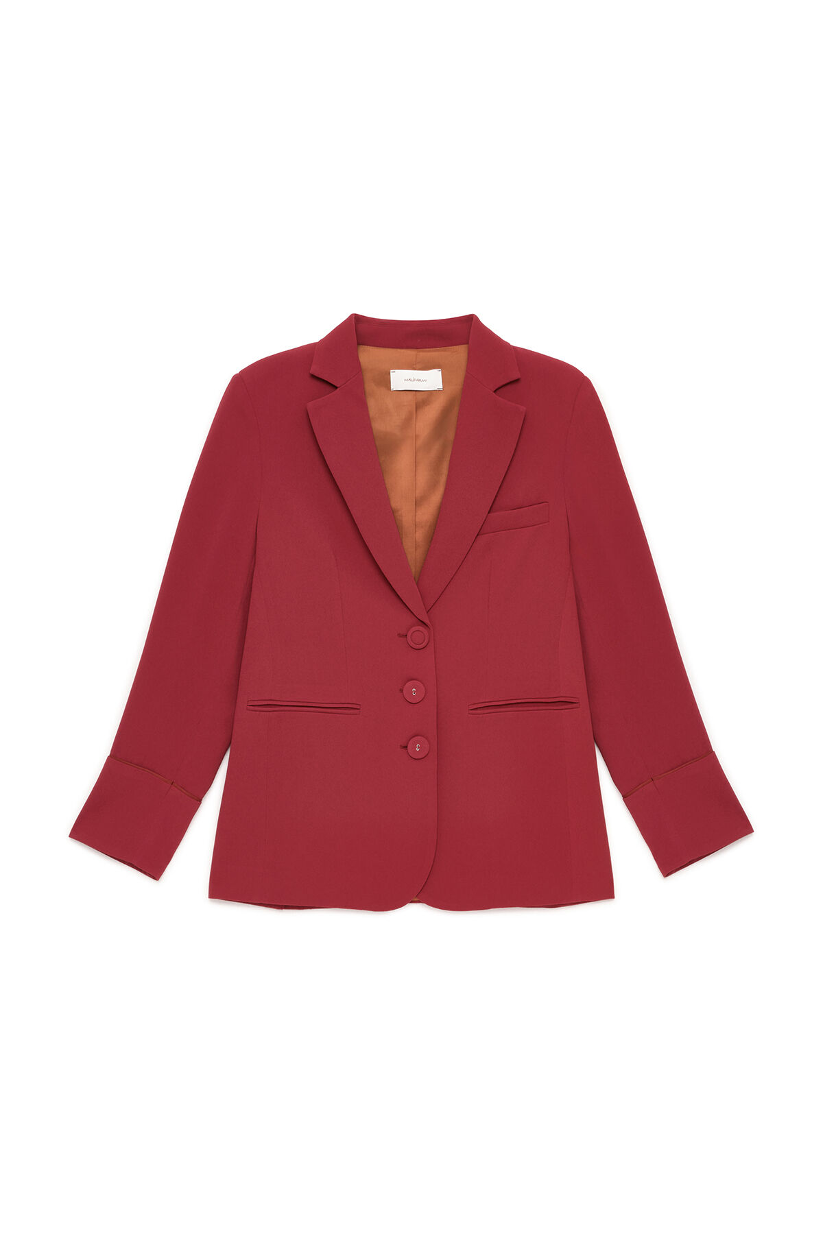 Maliparmi GIACCA SABLÉ CREPE Cremisi JD648950166 Maliparmi GIACCA SABLÉ CREPE Cremisi JD648950166