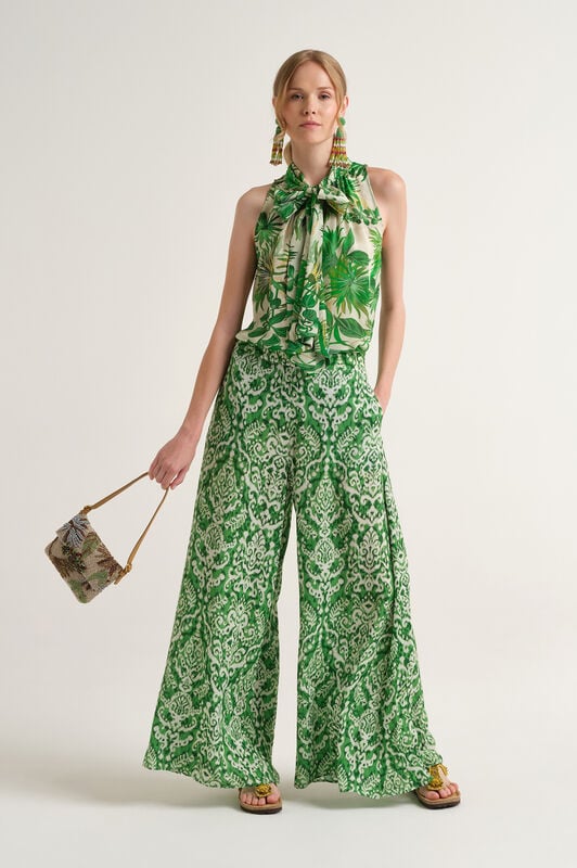 Malìparmi DREAMSCAPE IKAT HOSE Grün JH806850671 Malìparmi DREAMSCAPE IKAT HOSE Grün JH806850671