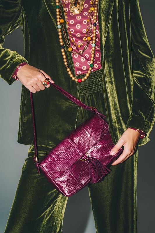 Maliparmi FLUID VELVET TROUSERS Military Green JH803561026 Maliparmi FLUID VELVET TROUSERS Military Green JH803561026